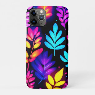 Neon laat Abstract patroon achter iPhone 11 Pro Hoesje