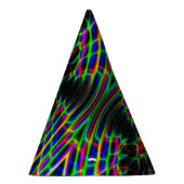 Neon Laser Light Psychedelic Abstract Feesthoedjes (Rechts)