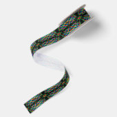 Neon Laser Light Psychedelic Abstract Lint (Achterkant)