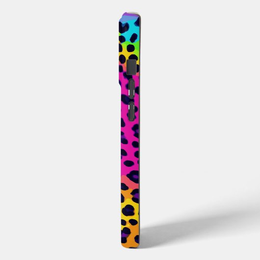 Neon Leopard Print Case-Mate iPhone Case (Achterkant / Links)