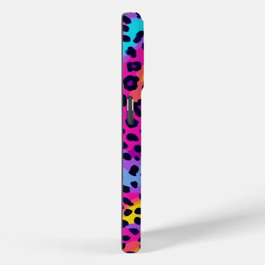Neon Leopard Print Case-Mate iPhone Case (Achterkant / Rechts)