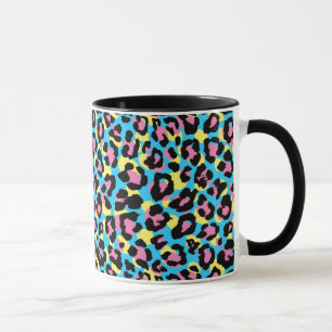 Neon Leopard Spots Patroon Mok