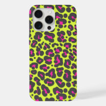 Neon Leopard Telefoonhoesje afdrukken