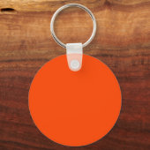 Neon, levendige Oranje Cornhole Set Sleutelhanger (Achterkant)