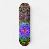 Neon Lights Dd Brand Skateboard (Voorkant)
