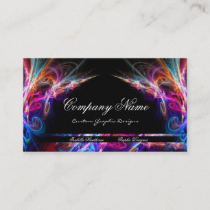 Neon Lights Grafische Designer Visitekaartjes d3