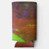 neon lights on cracked rock surface (Achterkant)