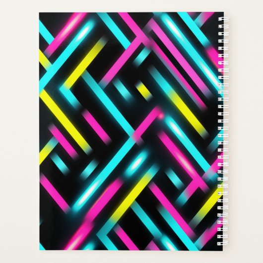 Neon Lights Planner (Achterkant)
