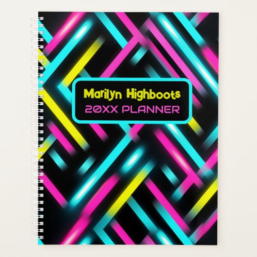 Neon Lights Planner (Voorkant)