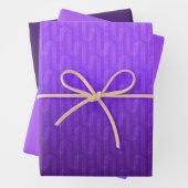 Neon lila verloop. inpakpapier vel (In situ)