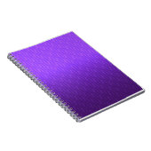 Neon lila verloop. notitieboek (Rechterzijde)