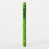 Neon Lime Green Weathered Grunge Metal Case-Mate iPhone Case (Achterkant/rechts)