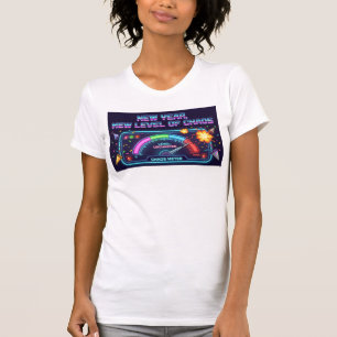 Neon Limietbreker: De Onbekende Chaosmeter T-shirt