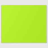 Neon Limoen Solid Color | Klassiek | Elegant Cadeaupapier (Vlak)