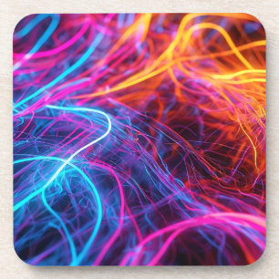 Neon Lines Bier Onderzetter