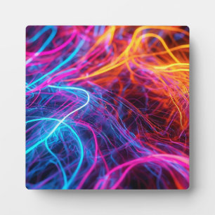 Neon Lines Fotoplaat