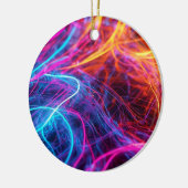 Neon Lines Keramisch Ornament (Links)