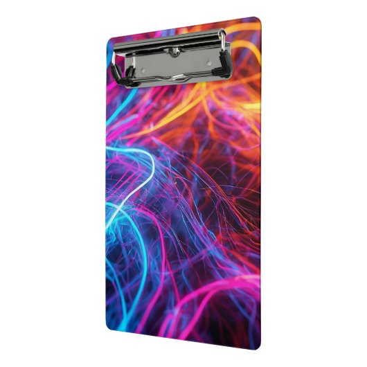 Neon Lines Mini Klembord (Angled2)