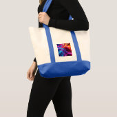Neon Lines Tote Bag (Voorkant (product))