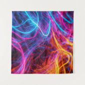 Neon Lines Wandkleed (Voorkant (horizontaal))