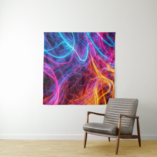 Neon Lines Wandkleed (In Situ (horizontaal))