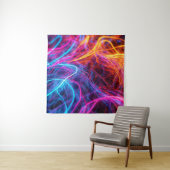 Neon Lines Wandkleed (In situ)