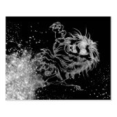 Neon Lion Rubberstempel (Afrduk)