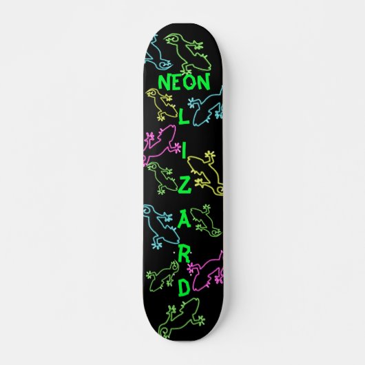 Neon Lizard Skateboard (Devant)