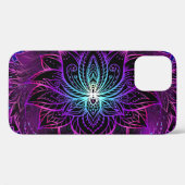 Neon Lotus Bloem Boho Print Case-Mate iPhone Case (Achterkant (horizontaal))