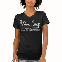 Neon Lounge Retro Tagline T-shirt
