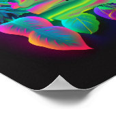 Neon Love Blooms Poster (Hoek)