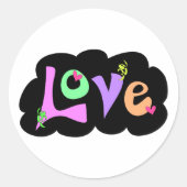 Neon Love Stickers (Voorkant)