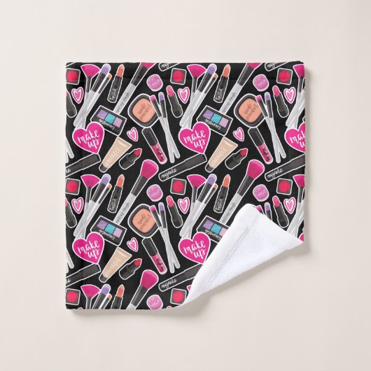 Neon Makeup Pattern Bad Handdoek (Wasdoekje)