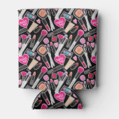 Neon Makeup Pattern Blikjeskoeler (Voorkant)