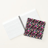 Neon Makeup Pattern Notitieboek (Binnen)