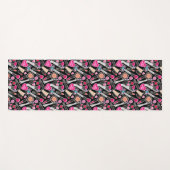 Neon Makeup Pattern Yogamat (Voorkant (horizontaal))
