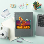 Neon Mallard Sticker (iPad Cover)
