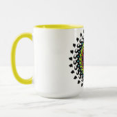 Neon Mandala Beker Mok (Links)