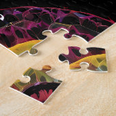 Neon Mandala Cat Legpuzzel (Zijkant)