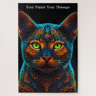 Neon Mandala Majesty Legpuzzel