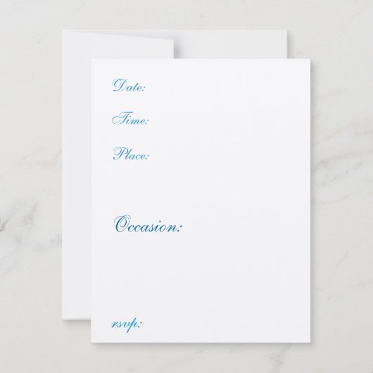 Neon Masquerade Save the Date (Achterkant)