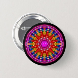 Neon Medallion Ronde Button 5,7 Cm