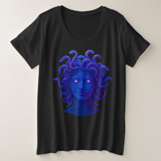 Neon Medusa Grote Maat T-shirt
