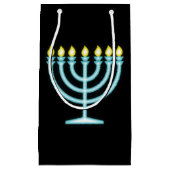 Neon Menorah Klein Cadeauzakje (Voorkant)