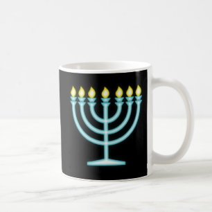 Neon Menorah Koffiemok