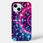 Neon Metropolis Case-Mate iPhone Case (Achterkant)