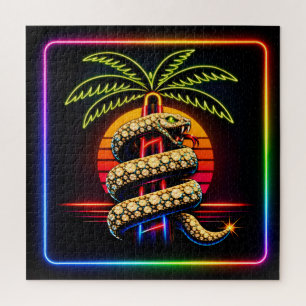 Neon Miami Nights Diamanten luxe Legpuzzel