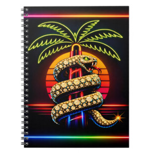 Neon Miami Nights Diamanten weelde Luxe Notitieboek