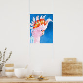 Neon Mohawk - Roze Cockato Poster (Keuken)