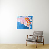 Neon Mohawk - Roze Cockato Wandkleed (In Situ (horizontaal))